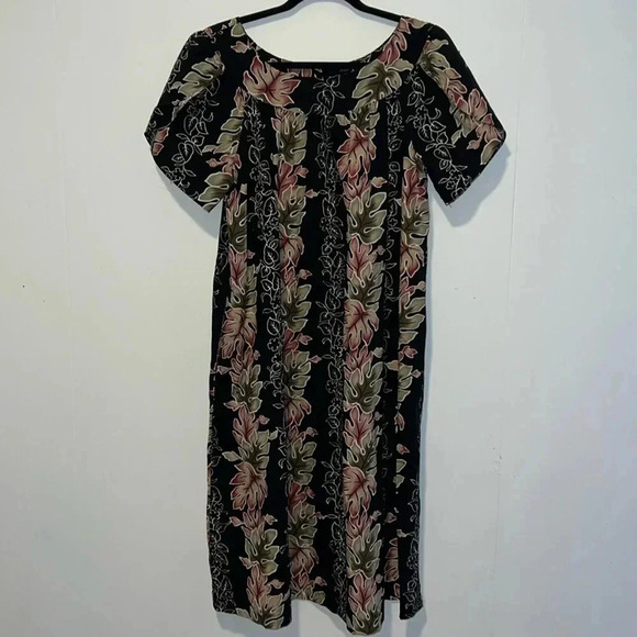 Vintage Muu Muu The Hawaiian Original Dress Hilo Hattie Y1 - Picture 1 of 5